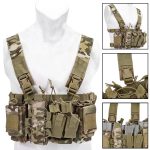 Chest Rig Normandy camouflage noir