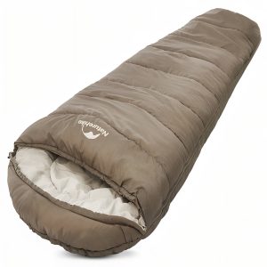 sac de couchage marron